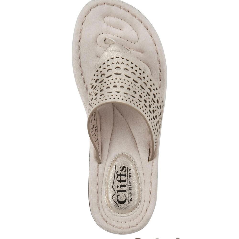 CLIFFS BY WHITE MOUNTAIN Women's Compact Wedge Sandal Size 9M - Picture 5 of 6